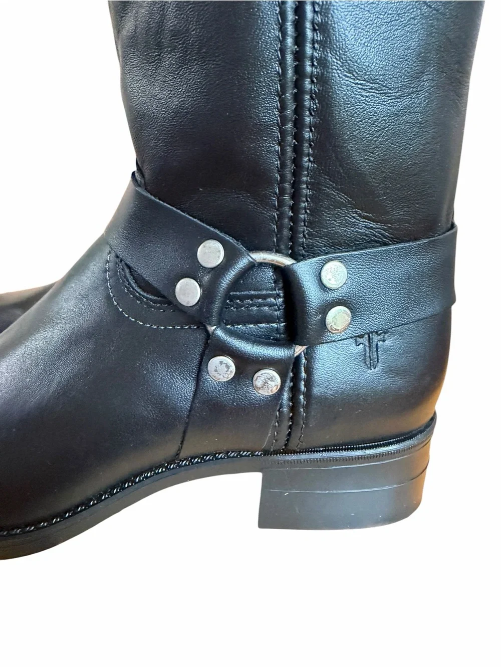 Frye NEW Youth Vintage Small Frye Pull On Harness Boots Black Size 2.5 #267086